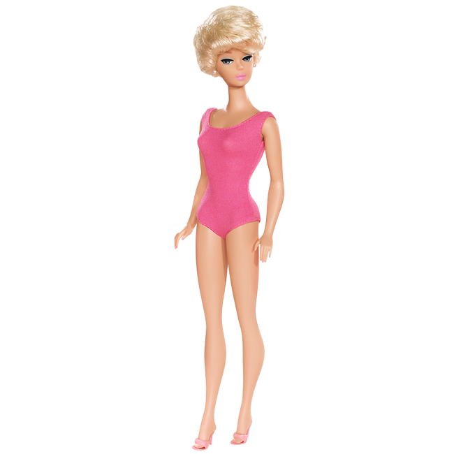 barbie doll in swimsuit