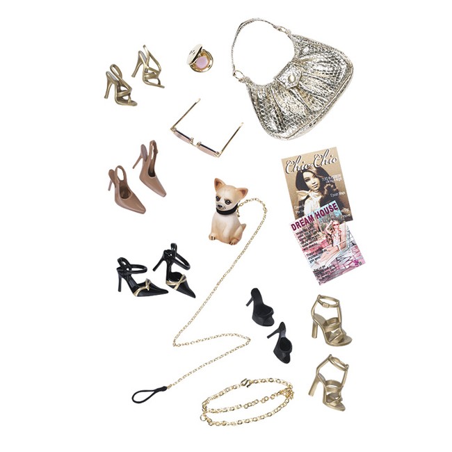 My Favourite Doll Barbie Basics GOLD Accessory Pak