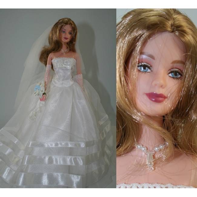 My Favourite Doll Millennium Wedding Barbie Blonde millennium-wedding-barbie-doll-the-bridal-collection-1999-2024057000