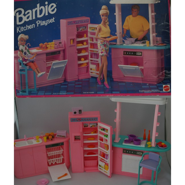 My Favourite Doll - Kitchen Playset (Barbie) (pink)