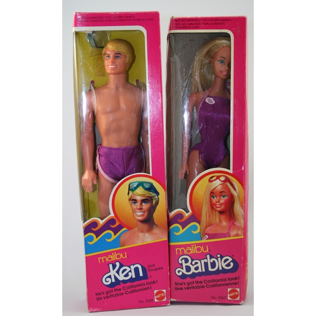 My Favourite Doll - Malibu Barbie & Ken 1981 DB