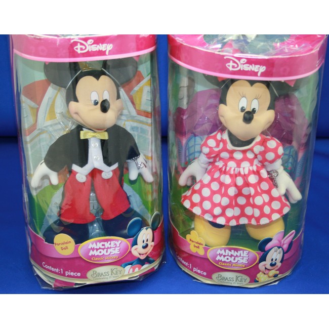 old mickey and minnie dolls
