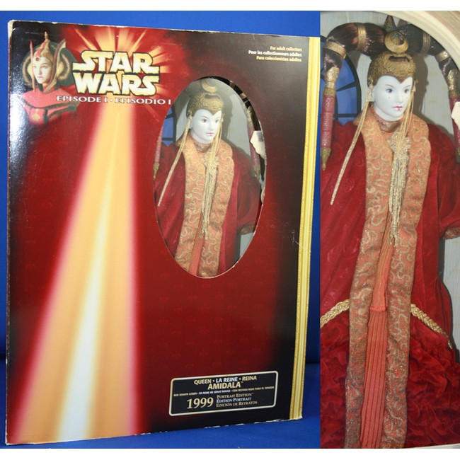 star wars episode 1 queen amidala doll 1999 portrait edition