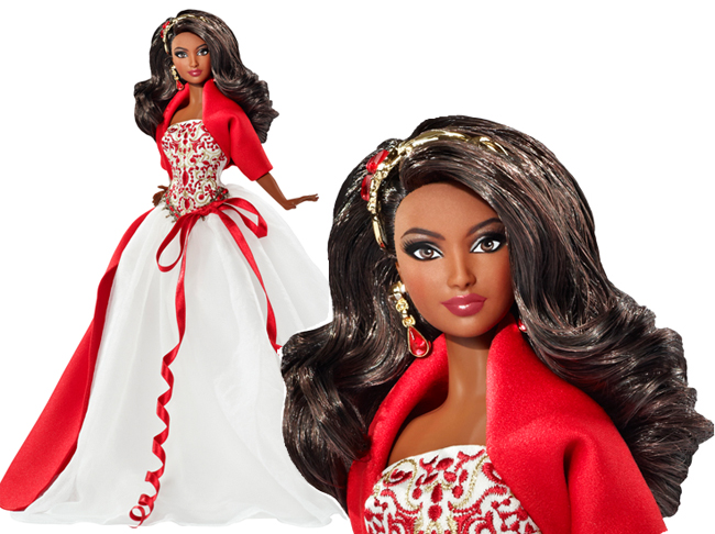 jacht Verbinding affix My Favourite Doll - Holiday Barbie 2010 African American